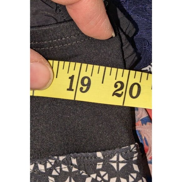 Cypress Club Womens Geometric Print Skorts XL Black & White Polyester Blend - Picture 8 of 9